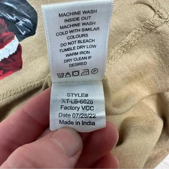 Denim & Flower T-Shirt Christmas Bear Tan Size 6 - Picture 7 of 16